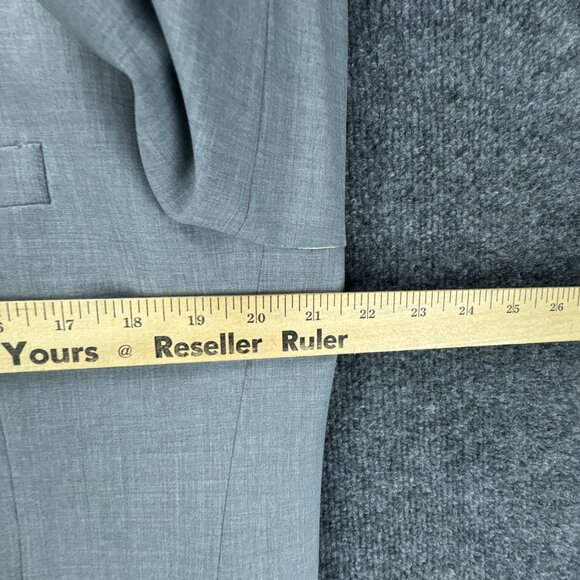**SOLD**Theory Suit Mens Jacket 44R Pants 38W 2PC Gray Wool Blend XYLO - Picture 5 of 15